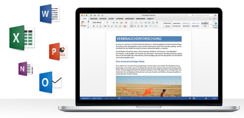 Microsoft Office 2016 для Mac має новий свіжий вигляд та багато нових функцій