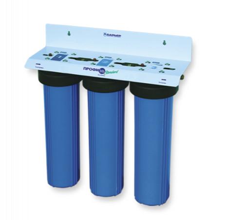 При наявності водопроводу можна підключити як картріджниє фільтри, так і водоочисники колонного типу